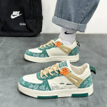 Moodsad meeste tossud Stiilsed mitmek&uuml;lgsed mugavad vabaajajalatsid Kerged hingavad mitmev&auml;rvilised platvormkingad Meeste rulakingad 39 roheline