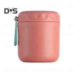 Isoleeritud supitass, suletud lekkekindel termiline 430 ml toidupurk, roostevabast terasest termokruus kaerahelbepudru jaoks, pere l&otilde;unas&ouml;&ouml;gikonteiner heleroheline v&auml;rv