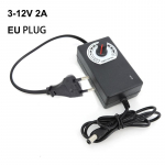 7530 9733 Ventilaator v&otilde;imsuse ja muudetava kiirusega regulaatoriga Grilliventilaator &Otilde;hupuhur Piknik Grill Puupliit Reguleeritav EU AC DC power