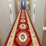 Luksuslik Disain Pikk Vaip Jooksja Koridori Esiku Dekoor Libisemisvastane Ribaga Vaibad HOTELL Elutuba Ukseava Pestav Uksematt 100X400CM