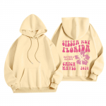 Naiste mood Naiste kerge pikkade varrukatega taskutega pullover Preppy graafiline kapuuts L must