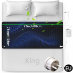 Voodi maandusmatt, 27''&times;78'', sisemine maandusalus parema une, valu ja stressi leevendamiseks, sisaldab maandusjuhet EU Plug must