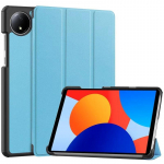 Xiaomi Redmi Pad SE 8.7 Case 2024 jaoks, uus PU-nahast kolmekordselt kokkupandav statiivi tahvelarvuti kate Funda Redmi pad se 8,7-tollise nutika &uuml;mbrise jaoks Redmi Pad SE 8.7