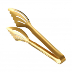 Roostevaba terasest toidutangid k&ouml;&ouml;gin&otilde;ud buffet toiduvalmistamise t&ouml;&ouml;riist kuldne stabiilne kuumakindel leiva veiseliha klamber kondiitrik&auml;&auml;rid taevasinine v&auml;rv