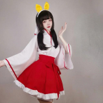 5XL Jaapani Lolita Kleit Naistele Anime Kikyo Cosplay Kimono Komplekt Yukata &Uuml;laosa Seelikud Peakatted Komplekt T&uuml;drukute Halloweeni Peokost&uuml;&uuml;m S