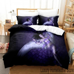 3D Prinditud Kaitseingli Voodipesukomplekt Poisid T&uuml;drukud &Uuml;heinimesevoodi Kuninganna Kuningas Suurus Tekikott Padjap&uuml;&uuml;r Voodi poisid T&auml;iskasvanud Kodu Tekstiil EU Single 135x200cm
