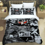 E-Elvis Presley Retro tr&uuml;kiga Voodipesukomplektid peen tarvikute komplekt tekikott voodikate komplekt voodipesukomplekt luksuslik s&uuml;nnip&auml;evakingitus 70x133cm 2pcs