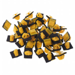 50 tk uksekaitse plaadi klamber Hyundai Elantra Tucson Cerato Sportage Seahorse jaoks kollane