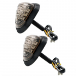 2 tk mootorratta 12 V LED suunatulede nihutusvalgustuse vilkuri vilkuri indikaator universaalne vasakpoolne parem Honda Grom MSX125 MSX jaoks