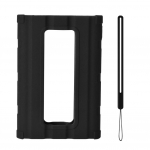 Silikoonist &uuml;mbris SSD kest varrukas kukkumisvastane k&otilde;vaketta kaitsekate kaitse nahk Samsung T7 Shield kaasaskantavale SSD-le tumesinine v&auml;rv