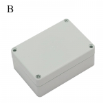 Veekindel &uuml;hendusplastist &uuml;mbris elektroonilise projektikarpi jaoks without ear valge