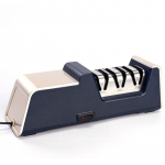 RISAMi elektriline noateritaja Uus uuendatud teritus&uuml;steem Poleerimisega Professionaalne teemantterituskivi K&ouml;&ouml;gitarvik Electric Knife Sharp