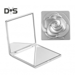 Kaasaskantav kokkupandav meigipeegel Vintage Rose Kahepoolne tualettpeegel High Clear meeste naiste taskureisid k&auml;eshoitav kandiline kosmeetiline peegel h&otilde;be