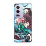 Coque - Maniacase - Oppo A80 - Demon Slayer - Souple - Noir