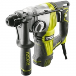 RYOBI - Perforateur burineur SDS+ 800 W 4 modes - 3,0 Joules Epta + coffret, but&eacute;e, poign&eacute;e 360&deg; & foret SDS+ 6 mm - RSDS800-KC roheline