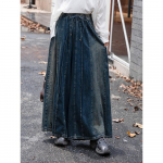 DIMANAF Suurused Naistele Kevad Laiad P&uuml;ksid Vintage Teksad Denim Harem Basic Elastsed K&otilde;rge V&ouml;&ouml;koht P&uuml;ksid &Uuml;lem&otilde;&otilde;dulised Mood Uued P&uuml;ksid One Size