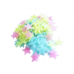 200x Stick And Stay Glow In Dark In Dark Star kleebised imeliste t&auml;histaevaste kleebiste jaoks