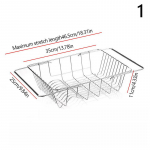 Reguleeritav valamu kohal olev n&otilde;udekuivatusrest roostevabast terasest k&ouml;&ouml;gi roostevaba &auml;ravoolurest panni-kausi klaasist n&otilde;ude jaoks