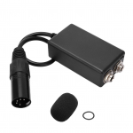 Lennunduspeakomplekti adapter GA kahe pistikuga Airbus XLR 5-pin isaspistiku adapter K&otilde;rvaklappide pikendusjuhe