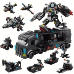 700 tk Linnapatrulli politseijaoskond auto ehitusplokid s&otilde;idukid veoautod inspireeritud tegevusfiguurid klotsid lapsed m&auml;nguasjad lastele kingitus