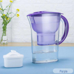 Kodumajapidamises kasutatava veefiltriga veekeetja (2,5L/3,5L/3,6L/4,2L) Katlakivi eemaldamiseks, kloori eemaldamiseks, steriliseerimiseks ja kloori v&auml;hendamiseks 2.5L, one pot, one core lilla