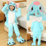 Loomakass Tiiger Kigurumi &Uuml;kssarvik Onesie T&auml;iskasvanud Teismelised Naiste Meeste Pidžaamad Naljakad Flanellist Soe Pehme Magamisriietus &Uuml;heosaline Jumpsuit Cosplay Kost&uuml;&uuml;m M