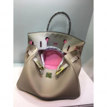 Uus lit&scaron;i mustriga v&auml;rvide sobitusega paroodia plaatina kott, moekas pealmine kiht lehmanahast naiste k&auml;ekott, ehtsast nahast &otilde;lakott 25x14x19cm hall