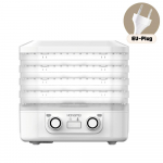 5-aluseline reguleeritava temperatuuriga toidukuivati, automaatne toidukuivatusmasin toidu ja t&otilde;mbluste jaoks, EU Plug