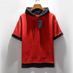 T-s&auml;rk Meeste suvine vabaaja l&uuml;hikeste varrukatega kapuuts T&auml;navar&otilde;ivad Top T-s&auml;rk Pluus vabaaja meeste T-s&auml;rk Hip Hop Meeste T-s&auml;rgid Camisas Hombre S punane