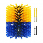 Kariloomade Scratch Brush Horse Scratcher T&auml;ielik massaažihooldusvahend lehmadele lammastele hobustele sigadele seljas&uuml;geluse leevendamiseks A kollane