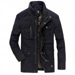 Kvaliteetne meeste s&otilde;jaline kevad- ja s&uuml;gisjope, t&auml;ispuuvillane meeste jope L