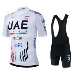 Uus Pro Team 2025 UAE Jalgrattas&auml;rgi Komplekt Meeste Suvine Rattas&otilde;idu M&auml;gi &Uuml;likond Ropa Ciclismo Maillot Hombre Jalgratturi R&otilde;ivaste Komplekt XXL white