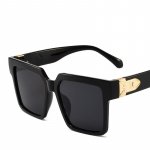 Ins Candy V&auml;rv Hip Hop Trend P&auml;ikeseprillid Mood Lihtsad Mugavad Netpunased P&auml;ikeseprillid Retro kandilised Suure raamiga prillid beež