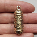 Vintage messingist Bodhi Heart Sutra Lotus ripats v&otilde;tmehoidja
