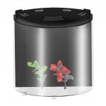 5L USB LED-akvaariumid Half Moon Mini Akvaarium Akr&uuml;&uuml;l Suure mahutavusega lauaarvuti veekalade lemmikloomatarbed