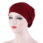 Cancer Chemo Cap Hijab Turban Hat Peakatted Hijab Wrap Moslemi Juuste v&auml;ljalangemine One Size beež