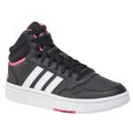 Naiste Adidas IG7896 Hoops 3.0 Mid mustad spordijalan&otilde;ud &uuml;le pahkluu r. 38 ⅔ 38 2/3 must