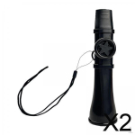 2x Kazoo Adjustable Tone Professional Portable Easy to Play Party Favors Color Upgraded