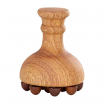 Wooden Massage Brush Smooth Burr Free Ergonomic Design Easy to Use Portable Body Anti-Cellulite