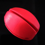 1 tk silikoonist &otilde;ngeritv fikseeritud kuulvarda kuuliga minikaitsega kokkup&otilde;rkevastane ridva t&otilde;mbur, korgiga kalap&uuml;&uuml;gi tarvikud punane