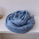 &Otilde;rn temperament pitsiga plisseeritud pikk puuvillane linane sall naistele kevad ja s&uuml;gis puhas puuvillane marli sall p&auml;ikesekaitse