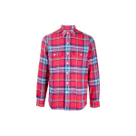 Polo Ralph Lauren Ruuduline Vabaaja Pikkade Varrukatega S&auml;rk Meeste s&auml;rgid Punane 710849778-002 L