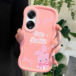 V&auml;rvitud muster Big Wave Edge pehme silikoon materjal Macaron telefoni &uuml;mbris p&otilde;rutuskindel kaitsev kummist &uuml;mbris OPPO Reno Realme jaoks OPPO A12E must