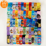 10/20 paari Naiselikud nelja hooaja moesokid Karikatuurne Anime Pok &eacute; mon Mitmek&uuml;lgsed Magusad ja Armsad Pikachu Vabaaja V&auml;ljasokid One Size