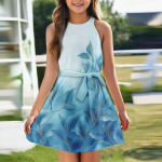 T&uuml;druku suvekleit Varrukateta rihmikuga kleit &Uuml;hev&auml;rviline ja mustriline Varrukateta kleit Vabaaja kleit 130 lilla