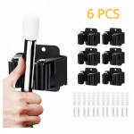 1/4/6/12/18 TK mitmeotstarbelised konksud Seinale paigaldatav mopi korraldaja harjahoidja nagi riidepuu veekindel vannitoa tugev konks 1 PCS