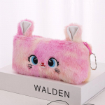 1 tk Kawaii Cartoon armsa kassi pliiatsi kott pliiatsi&uuml;mbris t&otilde;mblukk kohev suure mahutavusega pliiatsikott Kooli kirjatarvete hoiukott 20*10cm