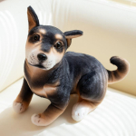 Kawaii Pehme T&auml;idisloom Must Koer Nukk Pea &Uuml;les Shiba Inu Pl&uuml;&uuml;sist M&auml;nguasi M&auml;nguasi S&uuml;nnip&auml;evaks J&otilde;uludeks Halloweeniks Uusaasta Kingituseks 30cm gray