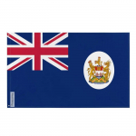 Drapeau &ndash; Colonie britannique &ndash; Hongkong 1870&ndash;1876 &ndash; 60x90 cm &ndash; pol&uuml;ester &ndash; mulje rekto/verso