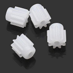 Mootori hammasrataste komplekt 4 tk Syma X5C X5SC X5SW X5C-1 droonile | Vastupidav plastist asendus | Valge valge